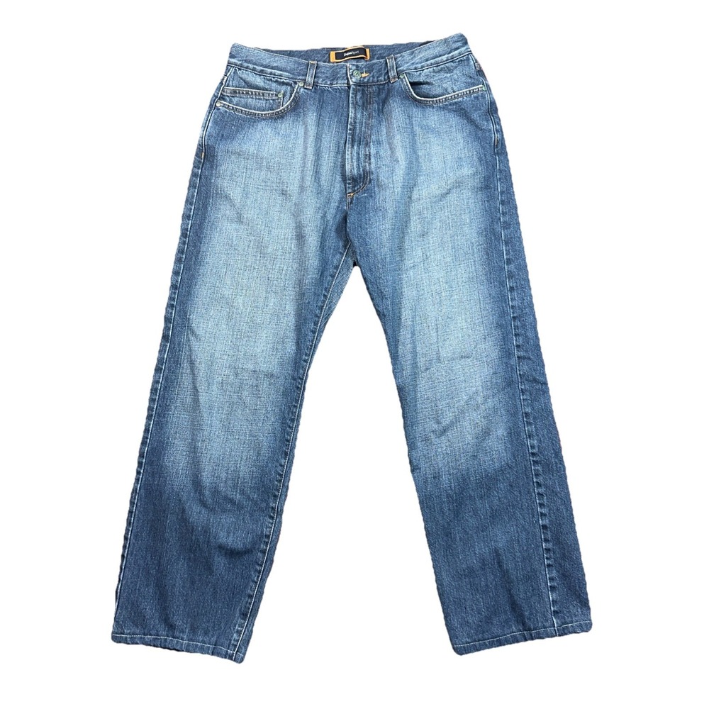 Zegna Sport Men's Jeans, Size 35, Fits 33x29 Blue Jeans